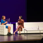 A view of Sophia Amoruso from the event An Evening With Girlboss on stage at the Algonquin Commons Theatre